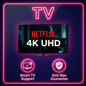 Netflix Premium 4K UHD (Only TV Login via Code)